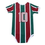 Body do Fluminense Torcida Baby 033Xs - Infantil VERDE/BRANCO