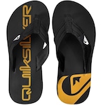 Chinelo Quiksilver Layback Sig - Masculino PRETO