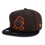 Boné Aba Reta New Era Cleveland Browns 950 NFL 21 Sideline Road - Snapback - Adulto MARROM