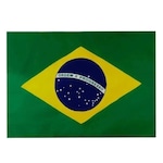 Bandeira BC Sartori Brasil 1P - 64x45cm VERDE/AMARELO