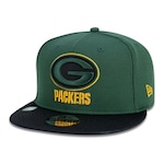 Boné Aba Reta New Era Green Bay Packers 950 NFL 21 Sideline Road - Snapback - Adulto VERDE