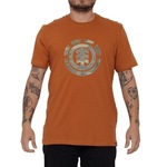 Camiseta Element Landscape Camo - Masculina MARROM