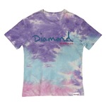 Camiseta Diamond Og Script Tie Dye - Masculina ROSA