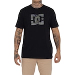 Camiseta DC Shoes DC Star Camo Fill - Masculina PRETO