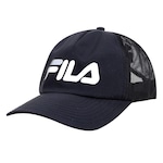 Boné Fila Trucker Running - Snapback - Adulto PRETO