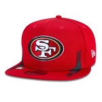 Boné Aba Reta New Era San Francisco 49ers 950 NFL 21 Sideline Home - Snapback - Adulto VERMELHO