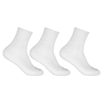 Kit de Meia Hoahi Atoalhado com 3 Pares - Adulto BRANCO