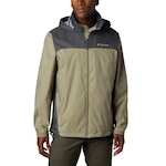 Jaqueta com Capuz Columbia Glennaker Lake - Masculina Bege/Branco