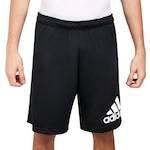 Bermuda adidas Logo - Masculina PRETO/AMARELO