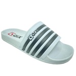 Chinelo QIX Listras Basic - Slide - Adulto BRANCO/PRETO