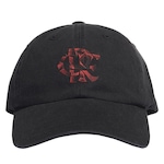 Boné do Flamengo adidas - Snapback - Adulto PRETO/VERMELHO