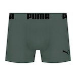 Cueca Boxer Puma sem Costura - Adulto VERDE/PRETO