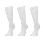 Kit de Meia Selene 3/4 Básica com 3 Pares - Feminino BRANCO