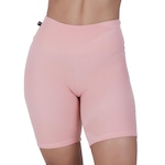 Bermuda Orbis Fitness Fitness Meia Coxa Jacquard Relevo - Feminina PRETO/ROSA