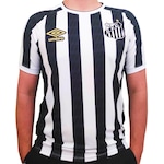 Camisa do Santos II 2021 Umbro Oficial - Masculina PRETO/BRANCO