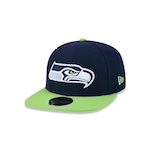 Boné Aba Reta New Era 9Fifty Seattle Seahawks NFL - Snapback - Adulto MARINHO/PETROLEO