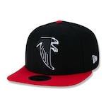 Boné Aba Reta New Era 9Fifty Original Fit NFL Atlanta Falcons Team Color - Snapback - Adulto PRETO