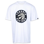 Camiseta New Era Plus Size Manga Curta NBA Toronto Raptors Core - Masculino BRANCO