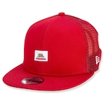 Bone Aba Reta New Era 9Fifty Original Fit Trucker Have Fun Cali Republic - Snapback - Infantil VERMELHO