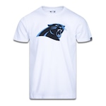 Camiseta New Era Plus Size Regular Manga Curta Carolina Panthers - Masculino BRANCO