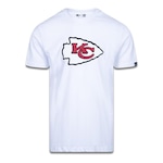 Camiseta New Era Plus Size Regular Manga Curta Kansas City Chiefs - Masculino BRANCO