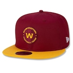 Boné Aba Reta New Era 9Fifty Washington Football - Snapback - Adulto VERMELHO