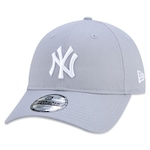 Boné Aba Curva New Era 9Twenty MLB New York Yankees - Strapback - Adulto CINZA