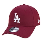 Boné Aba Curva New Era 9Twenty MLB Los Angeles Dodgers - Strapback - Adulto VERMELHO