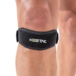 Suporte Sub Patelar Kestal Sensi Patella Bilateral PRETO