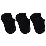 Kit de Meias Sapatilha Lupo com 3 Pares - Infantil PRETO