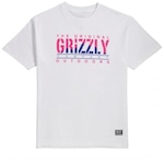 Camiseta Grizzly Rocky Mountain High Ss - Masculina BRANCO