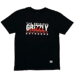 Camiseta Grizzly Rocky Mountain High SS - Masculina PRETO