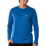 Camiseta Manga Longa Mizuno Energy - Masculina AZUL