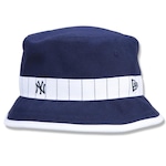 Chapéu Bucket New Era New York Yankees Core Stripes - Adulto MARINHO/PETROLEO