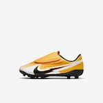 Chuteira de Campo Nike Mercurial Vapor 13 Club - Infantil Laranja Cla/Preto