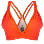 Top com Bojo Mormaii Nadador Playa Beach Sports Proteção Solar Uv50+ - Feminino LARANJA