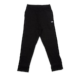 Calça de Moletom Champion Felpado com Ziper C Patch Logo - Masculino PRETO