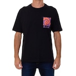 Camiseta Quiksilver Og Spin - Masculina PRETO