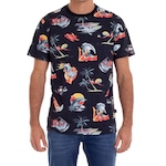 Camiseta Quiksilver Sun Damage - Masculina PRETO