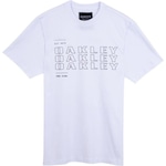 Camiseta Oakley Bark Cooled Grx - Masculina BRANCO