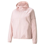 CONJUNTO PUMA ESS SOLID WINDBREAKE ROSA CLA/BRANCO