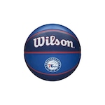 Bola de Basquete Wilson NBA Team Tribute Philadelphia 76ers AZUL/VERMELHO