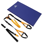 Kit Colchonete Academia D80 + Fita de Suspensao Muvin AZUL