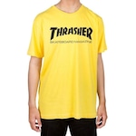 Camiseta Thrasher Skate Mag Logo - Masculina AMARELO