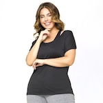 Camiseta Selene Plus Size - Feminina PRETO