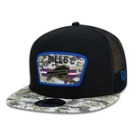 Boné Aba Reta New Era Buffalo Bills 950 NFL 21 Salute Service - Snapback - Adulto PRETO