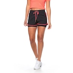 Shorts 2 em 1 Rola Moça Luar - Feminino PRETO/ROSA