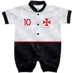 Macacão Torcida Baby Vasco 005 S - Infantil ROXO/PRETO