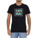 Camiseta Billabong Crayon Wave III - Masculina PRETO