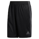 Bermuda adidas 3S - Masculina PRETO/CINZA ESC